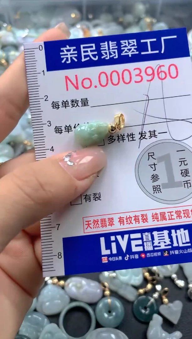 颈饰未镶嵌翡翠3960