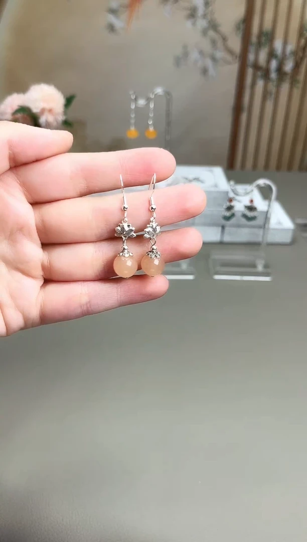 未镶嵌耳饰玛瑙/玉髓324