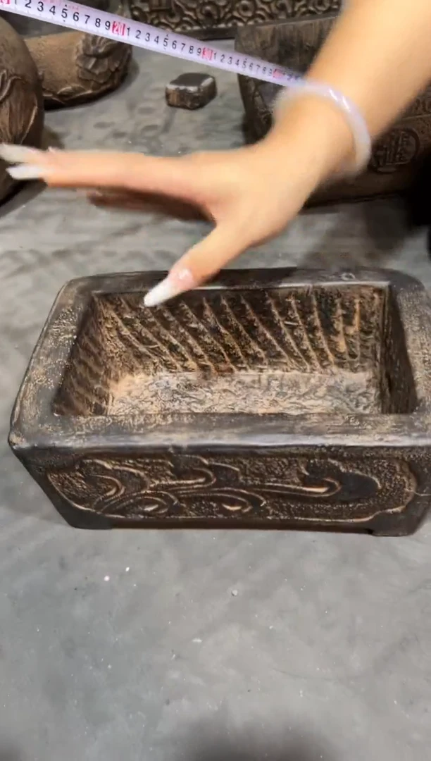 陶土【火山泥】石槽盆