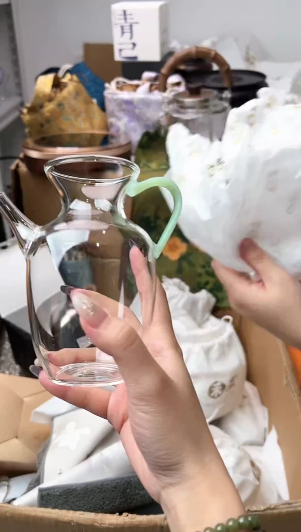 禾墨仿宋执壶浅玉色