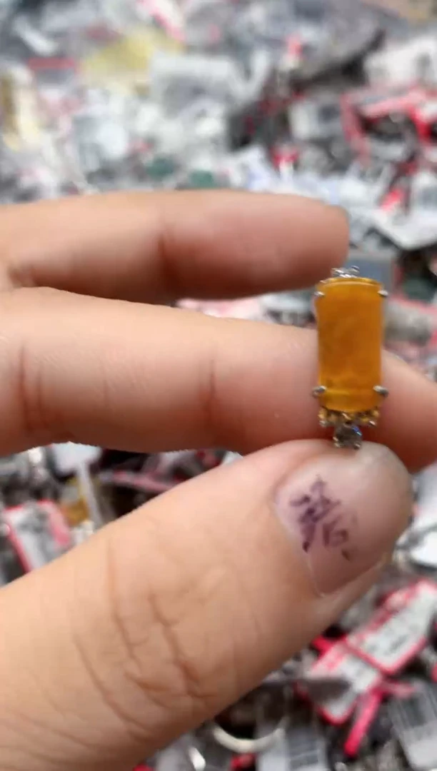 银S925镶嵌戒指翡翠天然A货缅甸翡翠