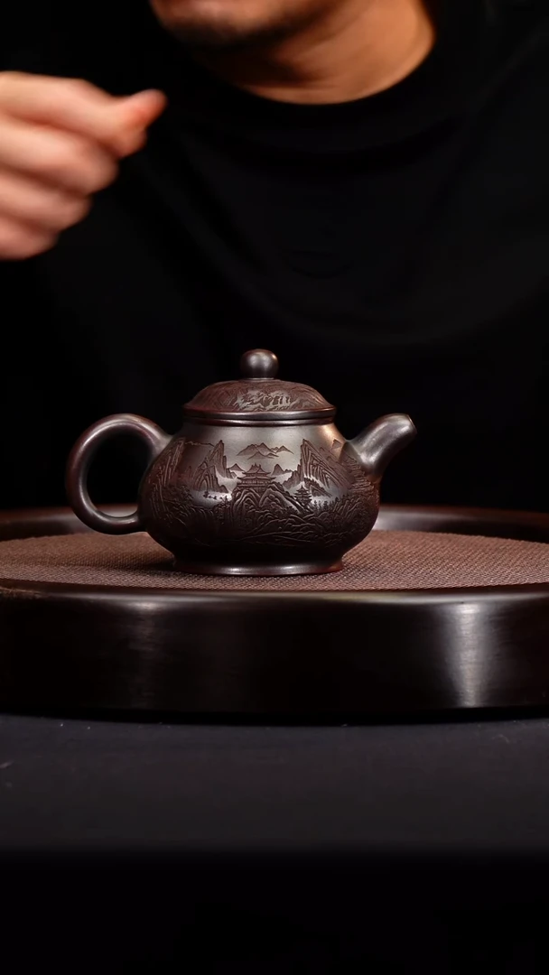 茶壶紫砂宜兴紫砂原矿壶