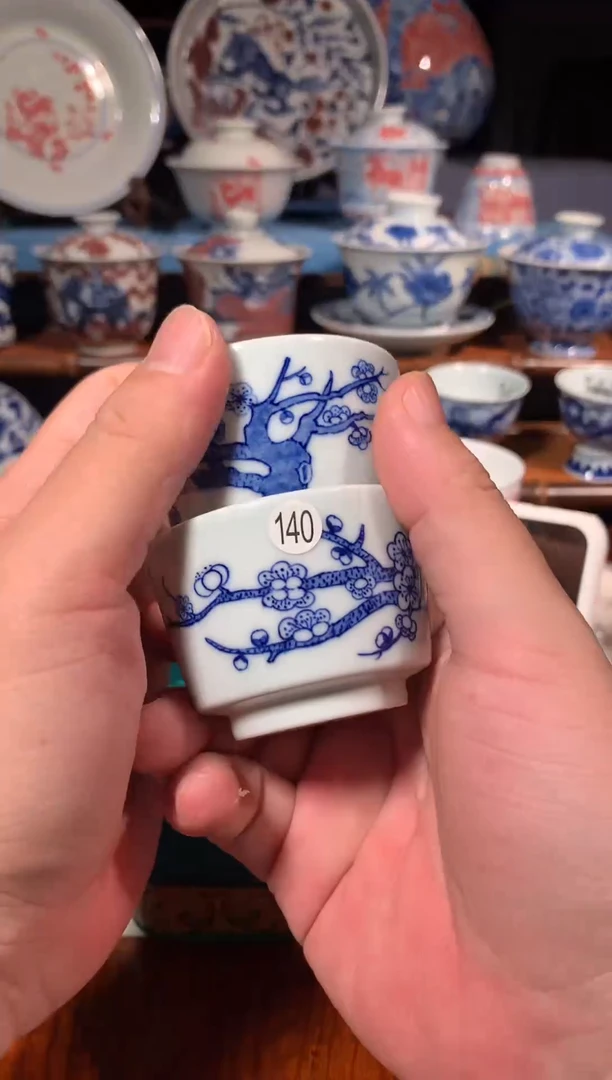 m****t140青花杯子两个