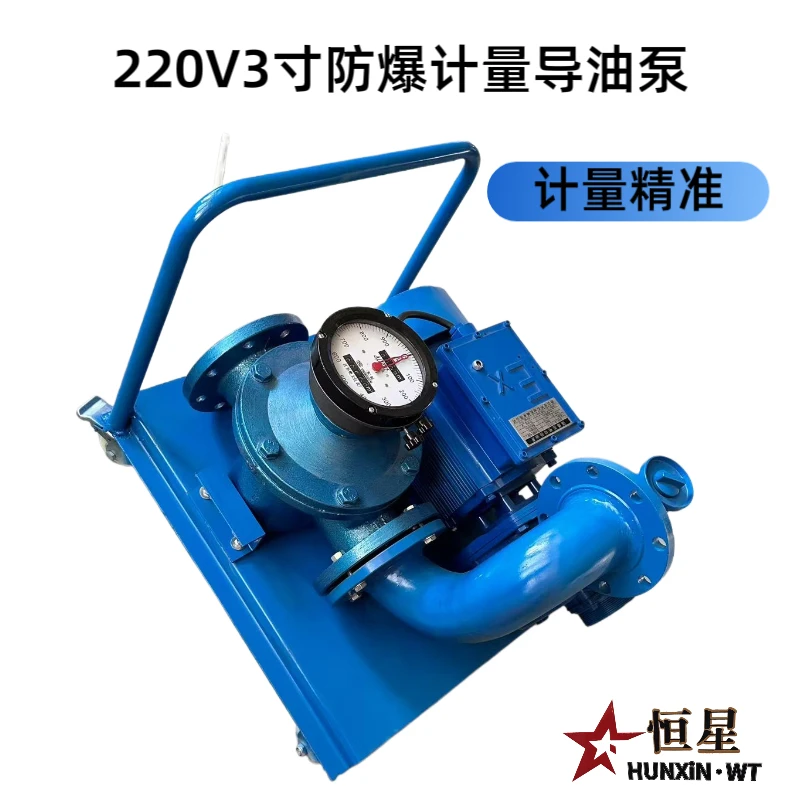 电动大流量抽油泵12v24v220v车载计量油卸油导油泵大吸力机