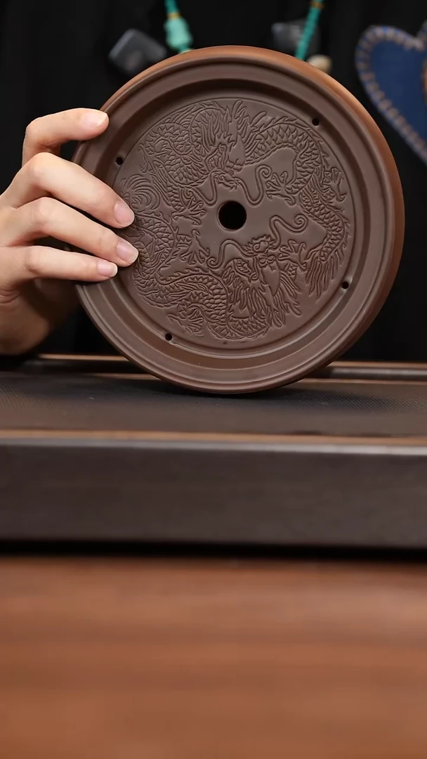 茶壶紫砂月亮紫砂  壶承