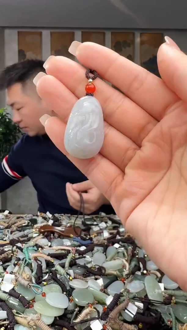 颈饰未镶嵌和田玉拍一发一多样性发货