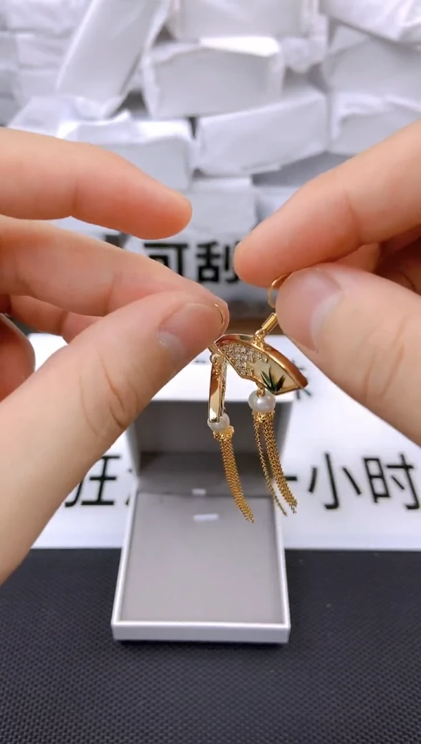 未镶嵌耳饰淡水珍珠ed1030