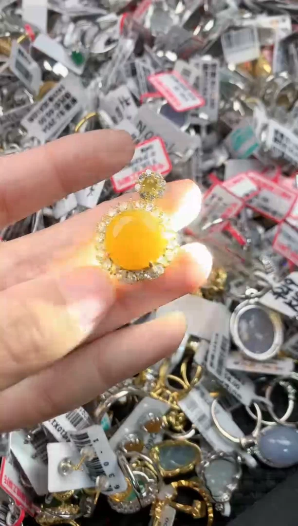 银S925镶嵌戒指翡翠2222----3