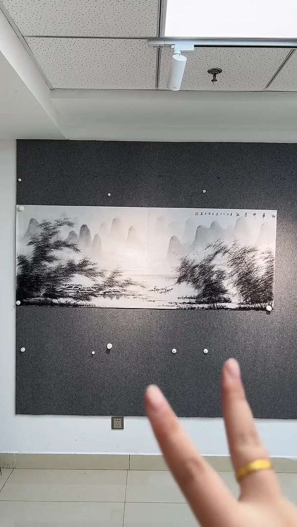 国画黄矩山老师小六尺