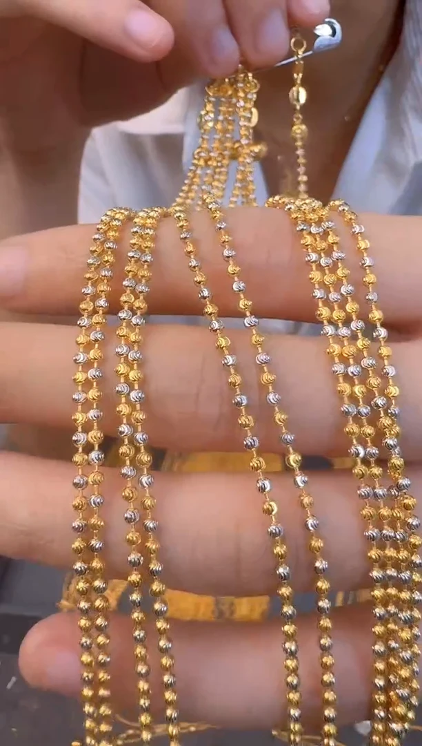 双色可抽拉幻影链45cm 4.9g（多样性发货）