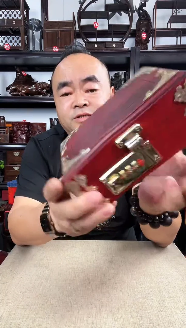 木长方盒老李红木工艺品