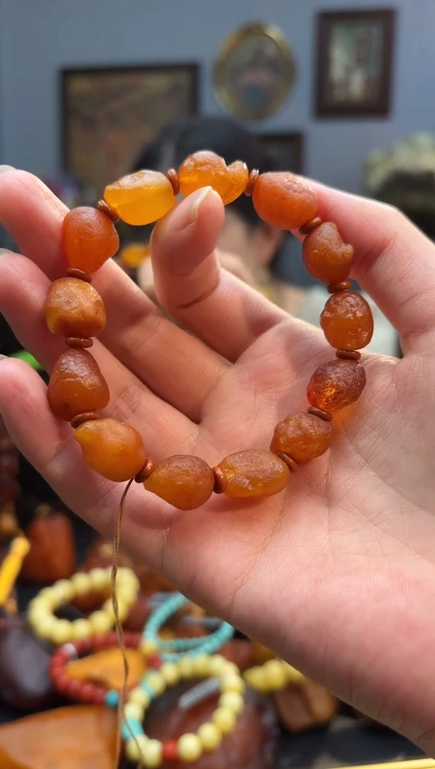 手串琥珀未镶嵌手串