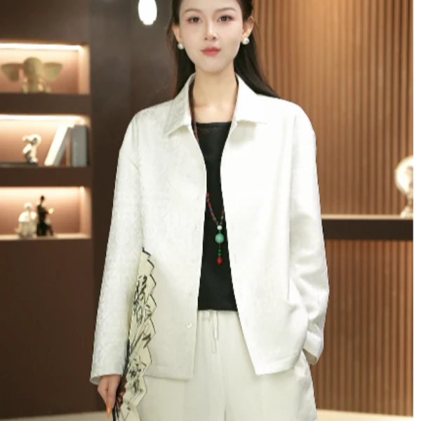 K668秋冬可喜登新款『上久楷夔龙凤纹』高端男士新中式国风外套