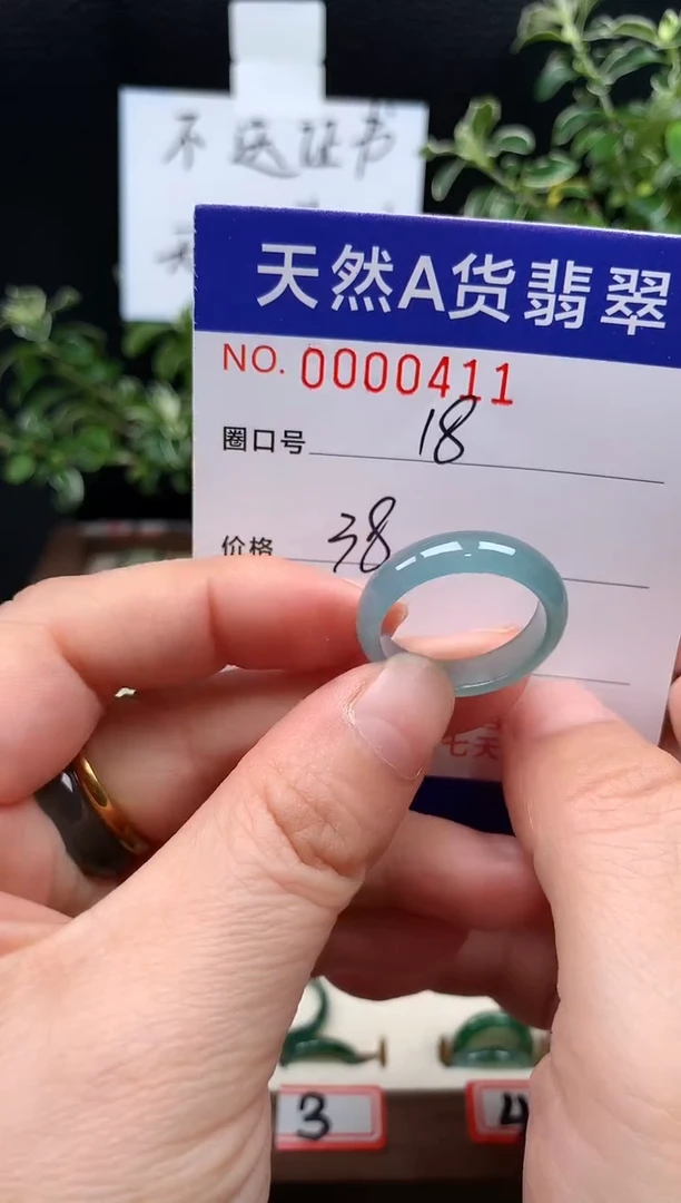 未镶嵌戒指翡翠18#
