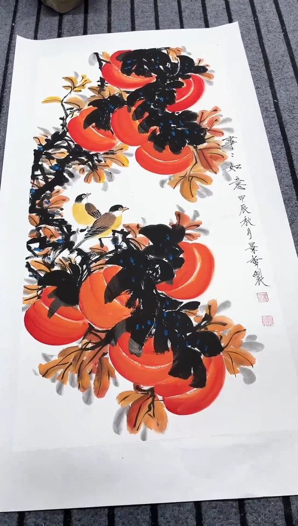 精品国画花鸟作品