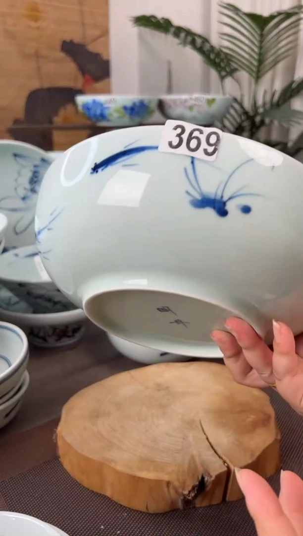 手绘微瑕手绘9寸罗汉碗（单只装）