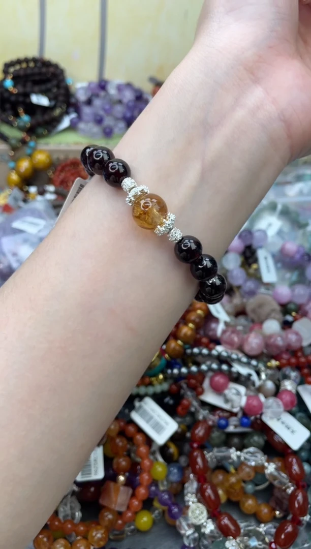 未镶嵌手链石榴石249