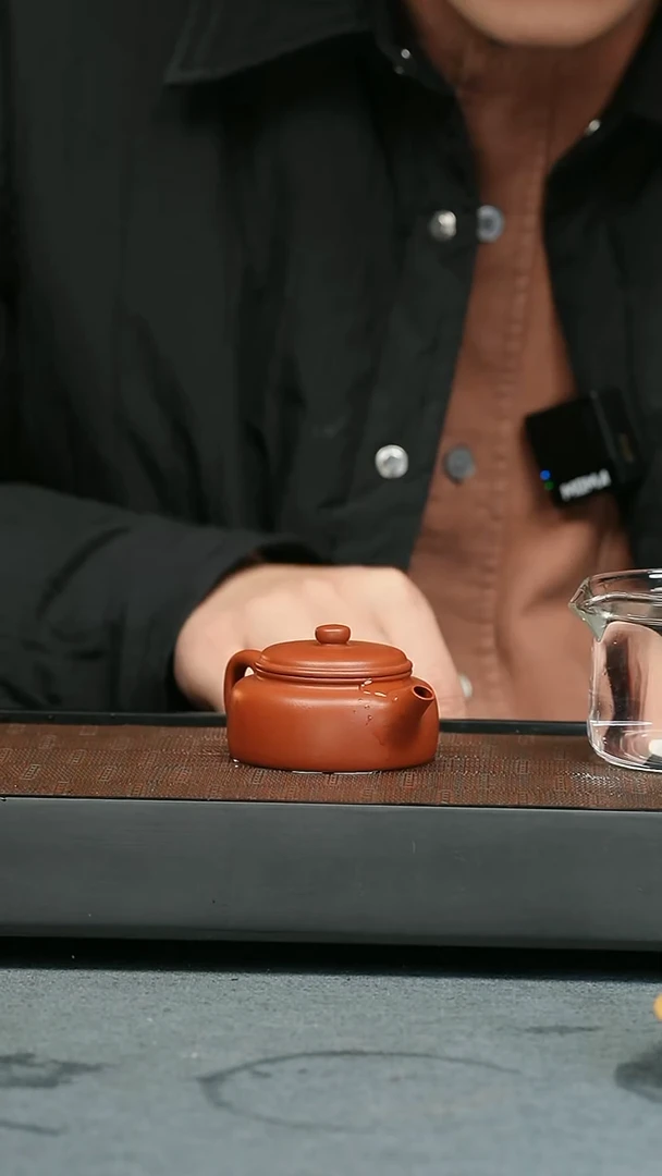 【闪购商品】紫砂茶壶五堂 大口扁钟-中秋月