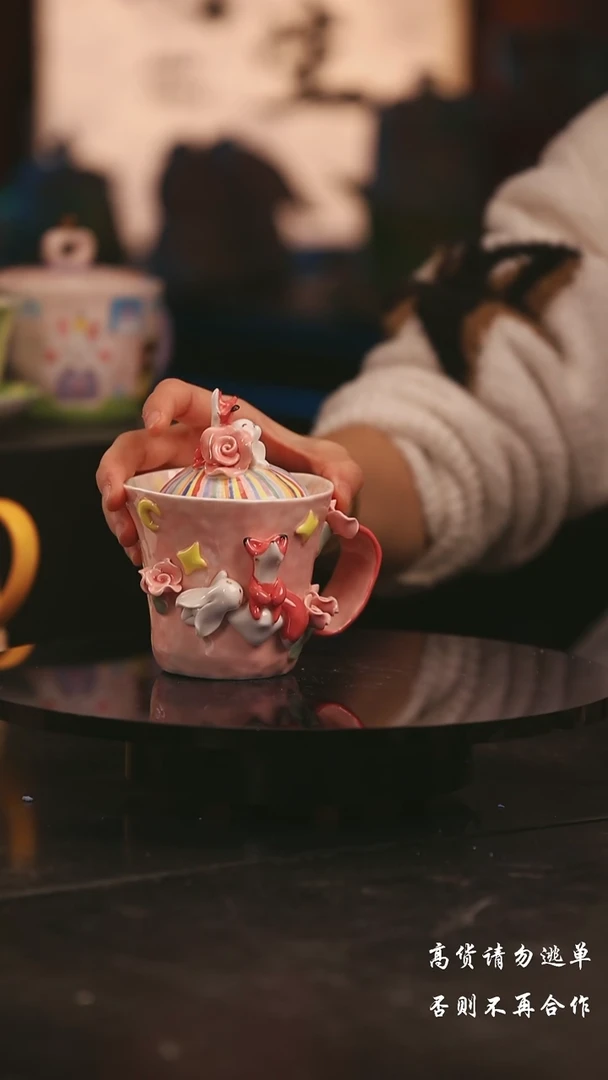 陶瓷景德镇可爱设计师款陶瓷