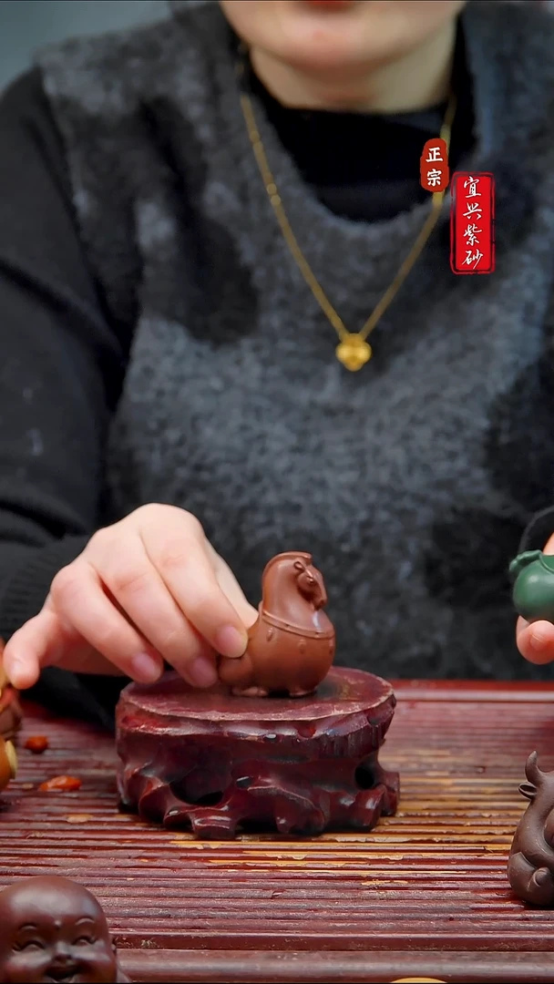 紫砂茶宠宜兴紫砂茶宠摆件