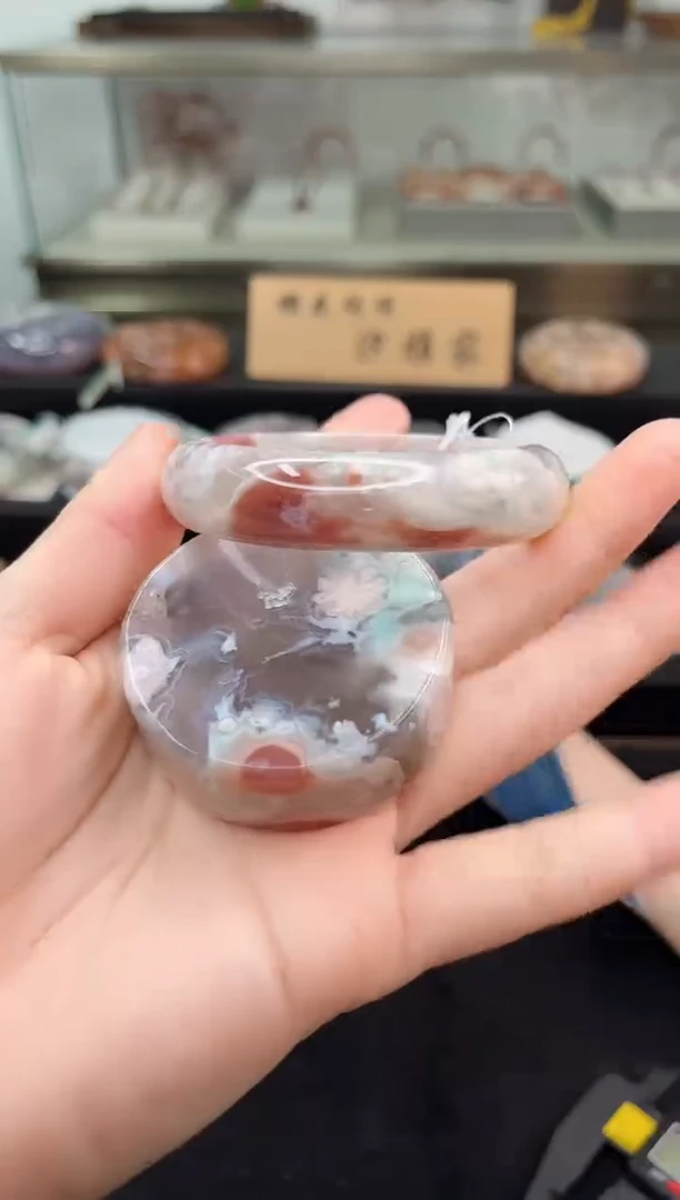 未镶嵌手镯石英质玉53圈口（赠品镯心）S941405