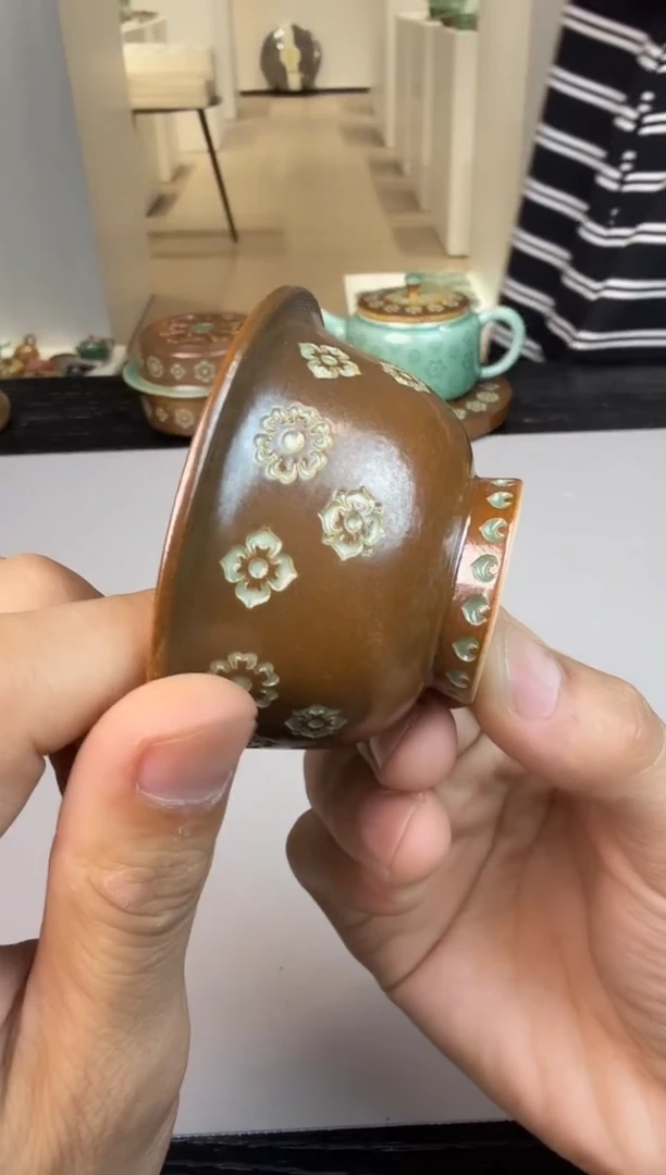 青瓷手工茶器不带礼盒包邮