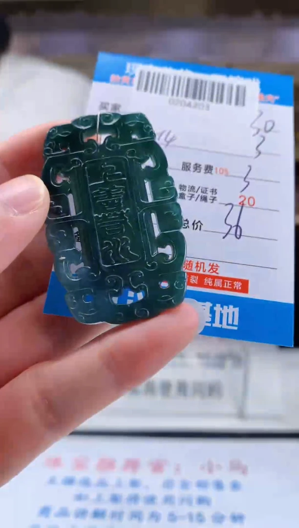 颈饰未镶嵌翡翠天然翡翠A货拍一发一