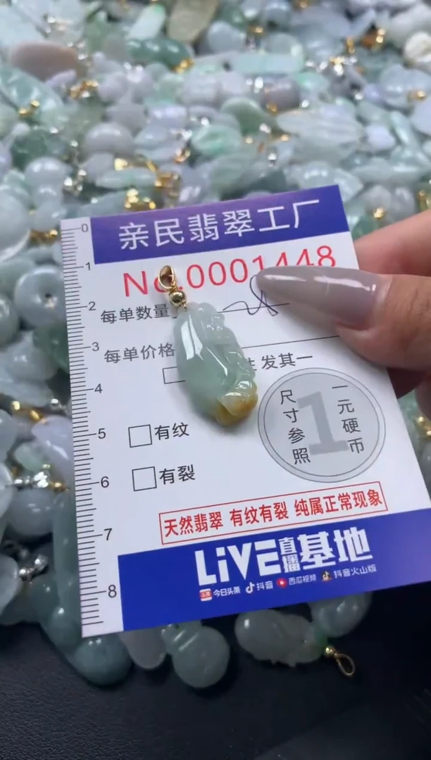 颈饰未镶嵌翡翠1448
