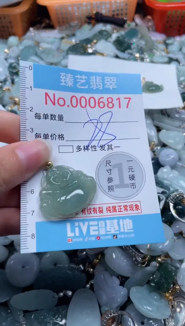 颈饰未镶嵌翡翠6817