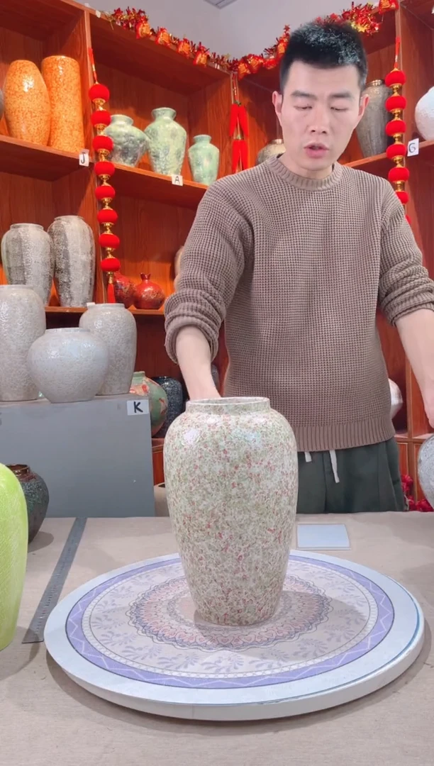 【闪购商品】瓶精品陶瓷花瓶 无花 绿野仙踪 中号