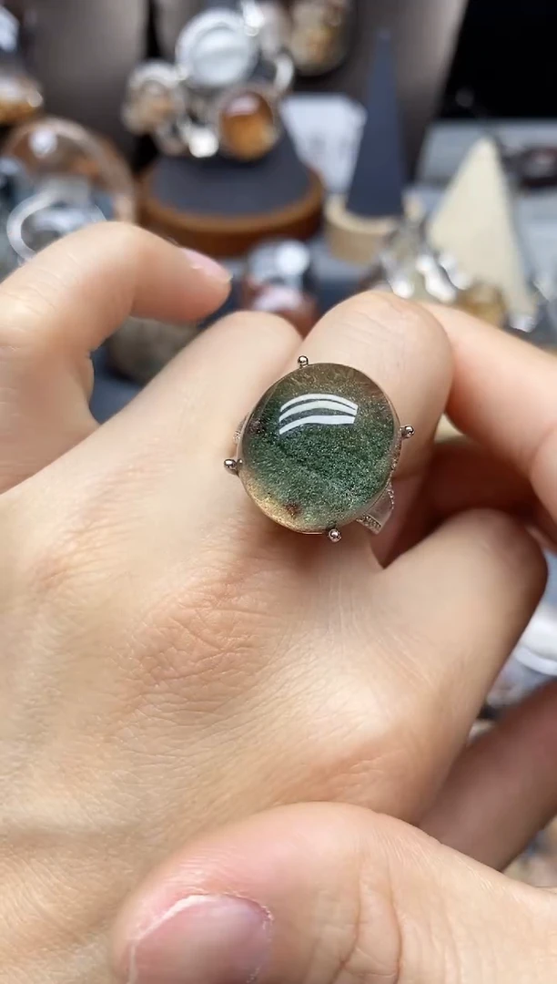 银S925镶嵌珠宝半成品水晶定制定制