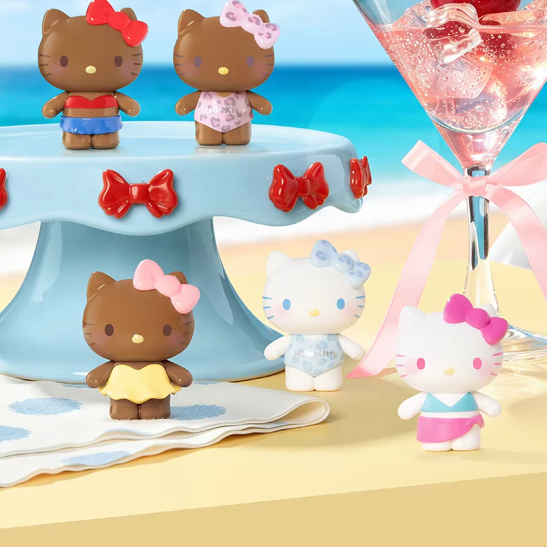 正版【三丽鸥】HelloKitty缤纷泳衣系列mini萌粒盲袋(默认代拆)