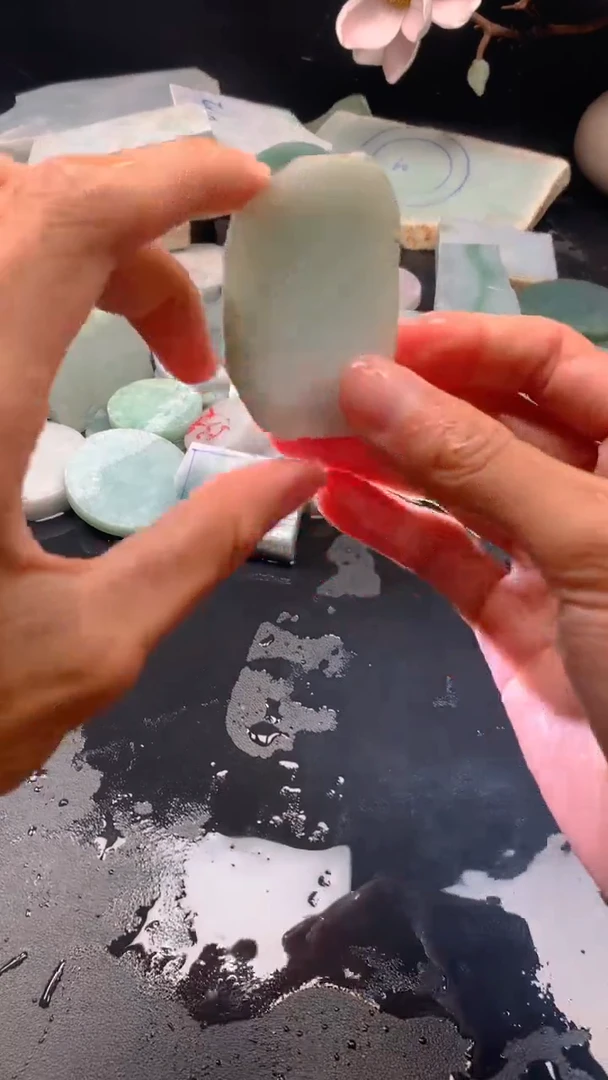 翡翠裸石天然缅甸翡翠直播定制