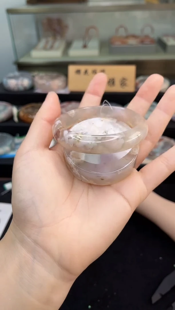 未镶嵌手镯石英质玉56圈口（赠品镯心）36301151