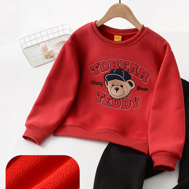 【YF】TD133加绒卡通儿童卫衣