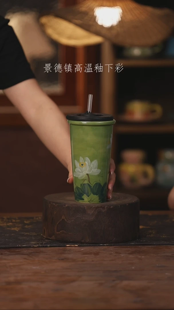 景德镇高温釉下手绘陶瓷476