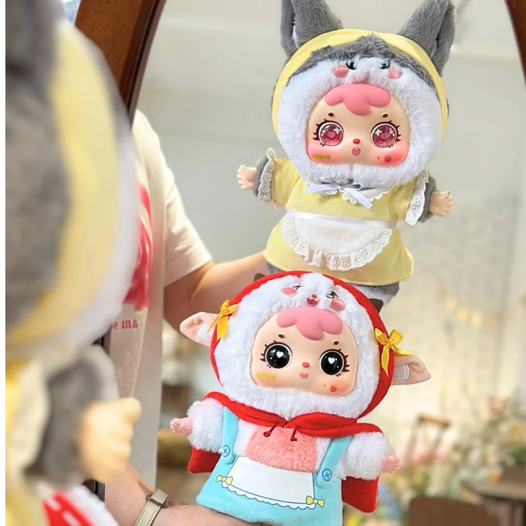 [拆盒]三小毛童话王国400%大体可爱毛绒潮玩盲盒背景娃