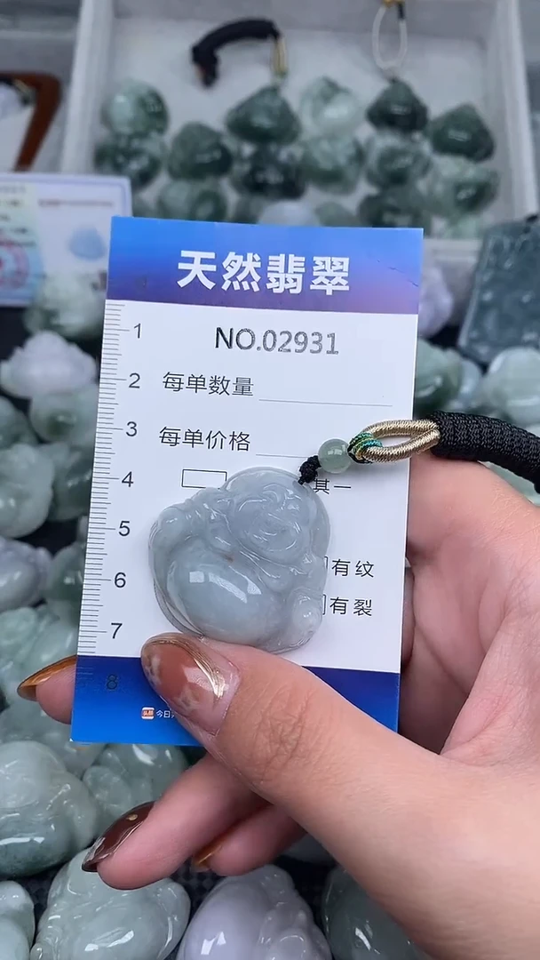 颈饰未镶嵌翡翠天然A货翡翠2931