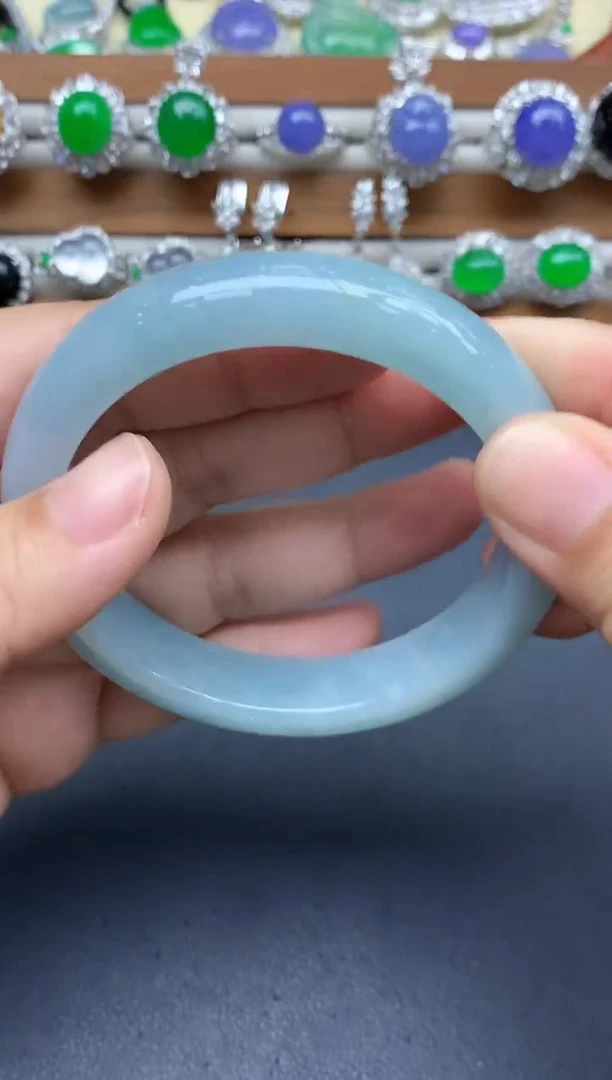 未镶嵌手镯翡翠541-中国好珍宝