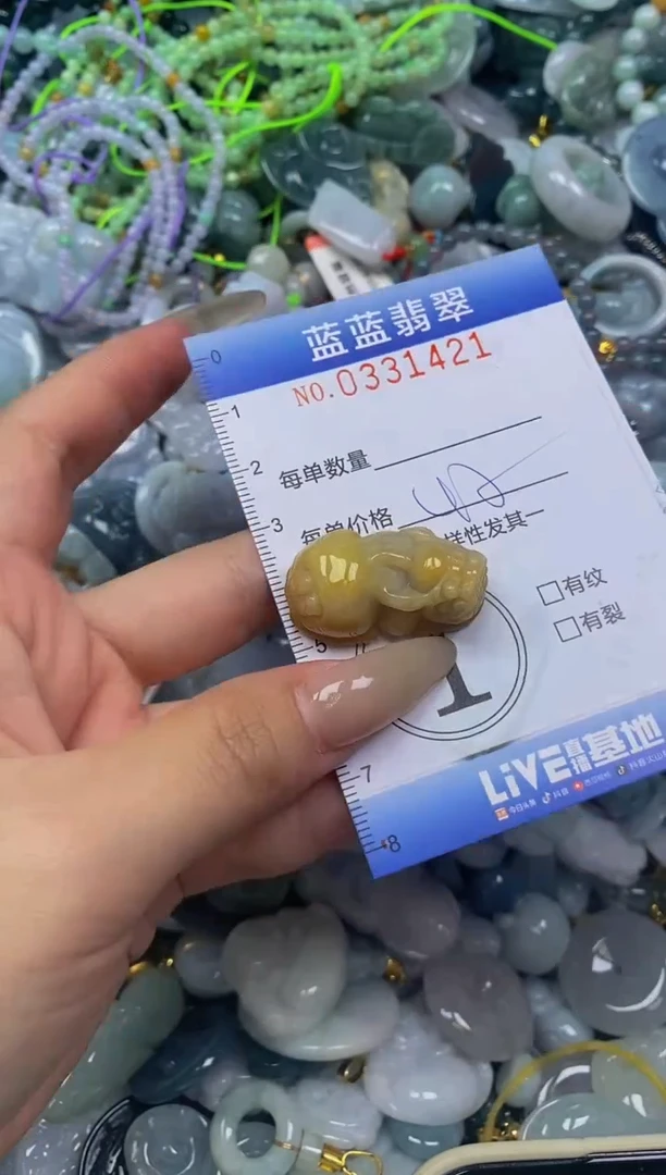 翡翠未镶嵌颈饰闪购0331421