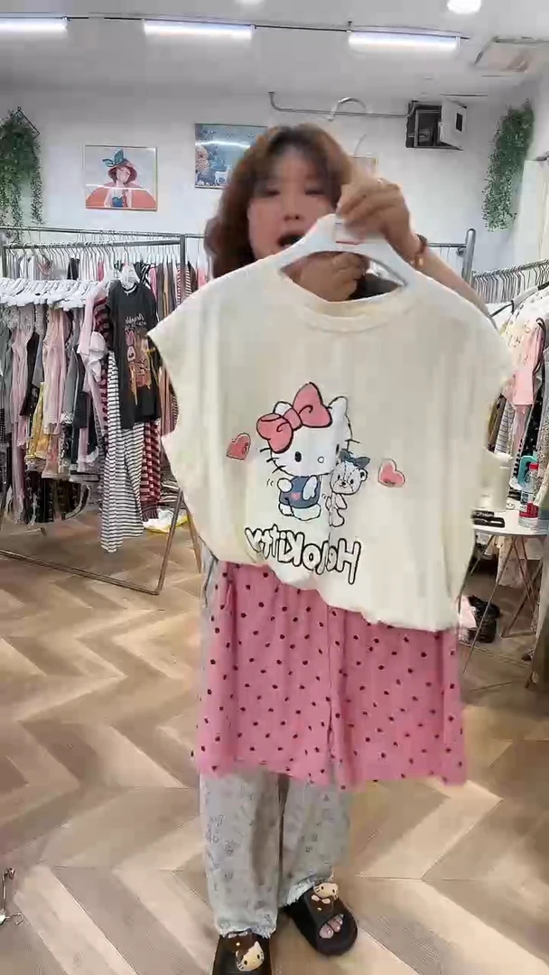 棉砍袖短裤套装160斤以下