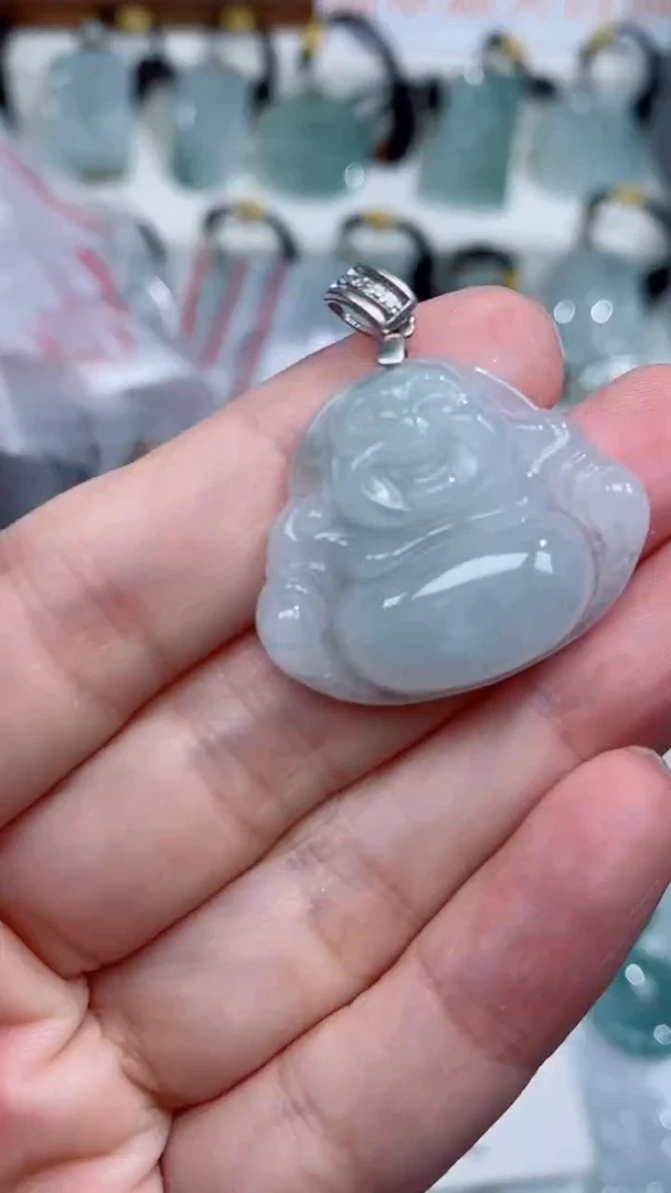 颈饰银S925镶嵌翡翠吊坠