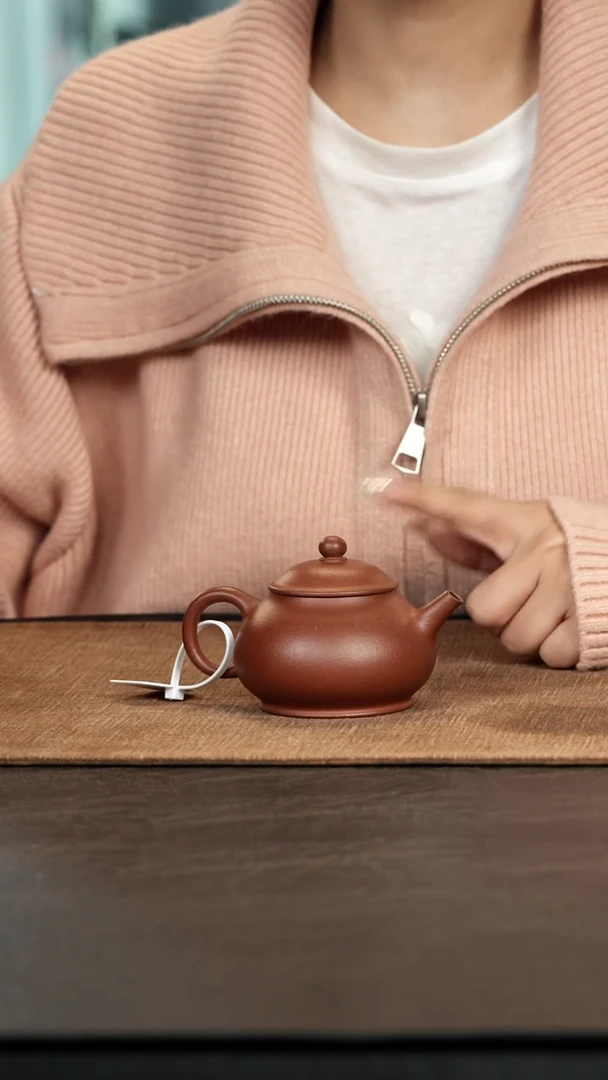茶壶紫砂清水泥潘壶140cc