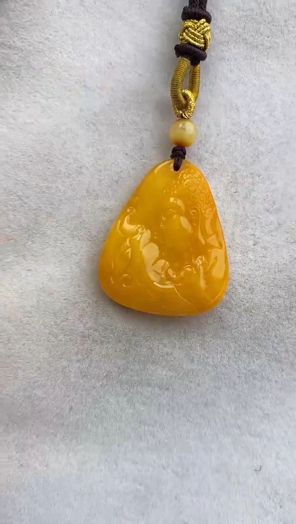 裸石琥珀未镶嵌10916004-吊坠