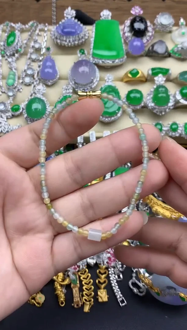 未镶嵌手链翡翠301-春日珠宝