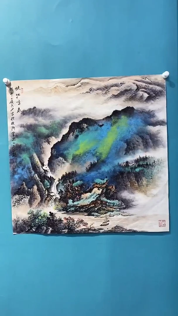 国画画都展厅国画作品B13