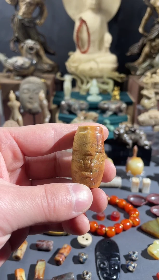 未镶嵌和田玉（糖玉）挂件太*1