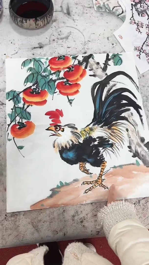 国画李火庆/国画/花鸟