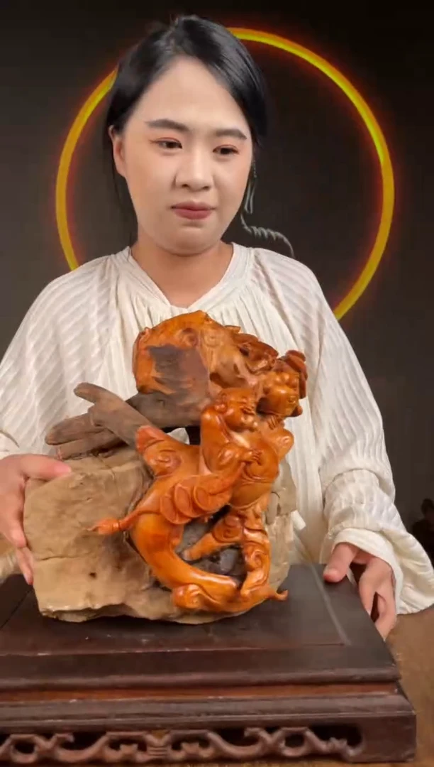 柏木（崖柏）手工摆件,先抢先得! 编号:309