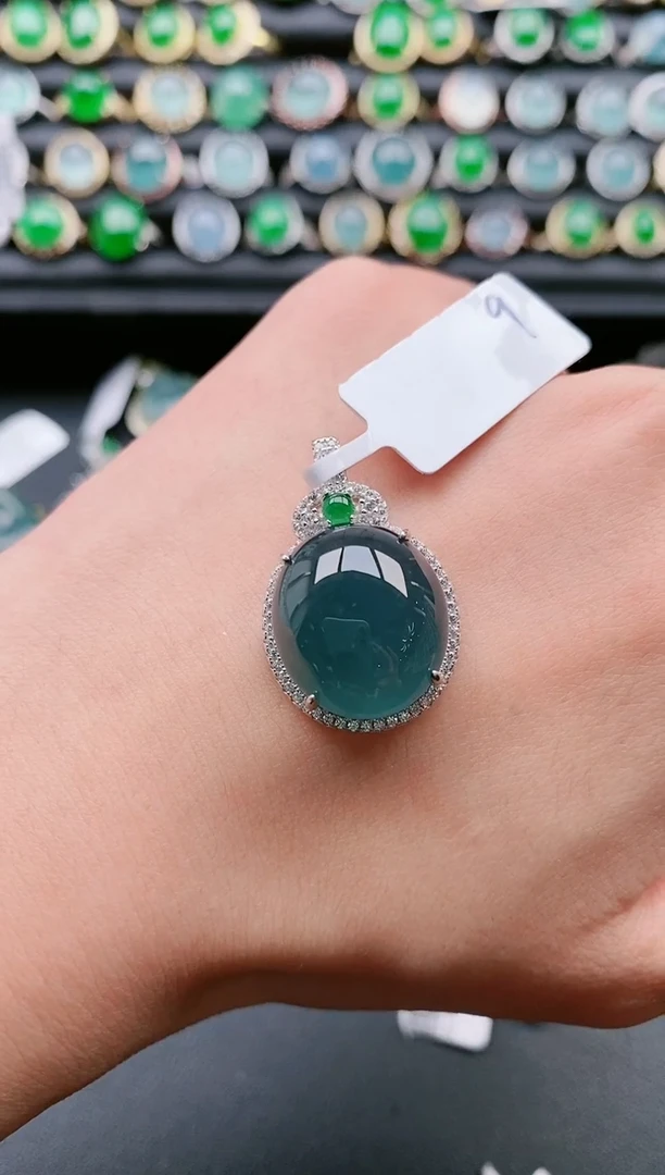 【闪购商品】翡翠戒指银S925镶嵌1111111